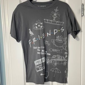 Friends tv show symbols t shirt size medium